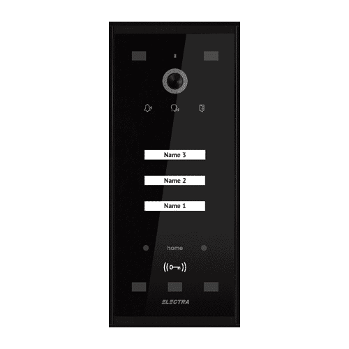Panou exterior video Home pentru 3 Familii - SMART, G3 - ELECTRA VPM.03S03.ELBH4