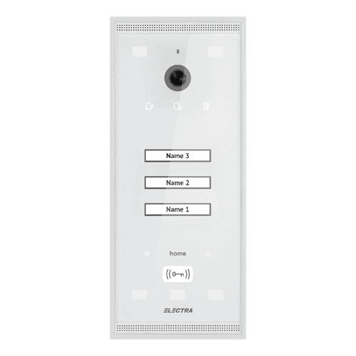 Panou exterior video Home pentru 3 Familii - SMART, G3 - ELECTRA VPM.03S03.ELWH4