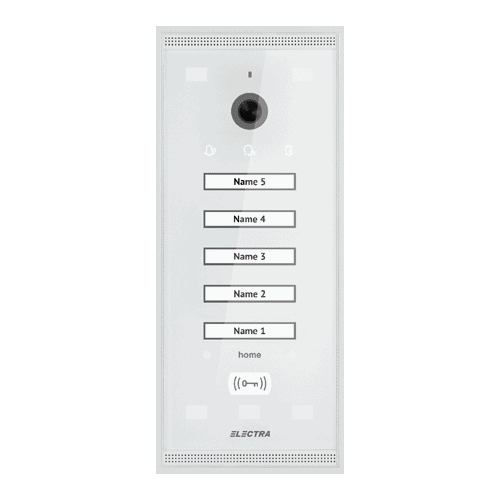 Panou exterior video Home pentru 5 Familii - SMART, G3 - ELECTRA VPM.05S03.ELWH4