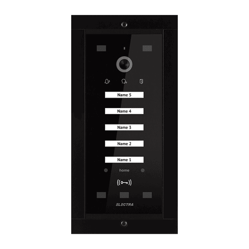 Panou exterior video Home pentru 5 Familii - SMART, G3 - ELECTRA VPM.05F03.ELBH4