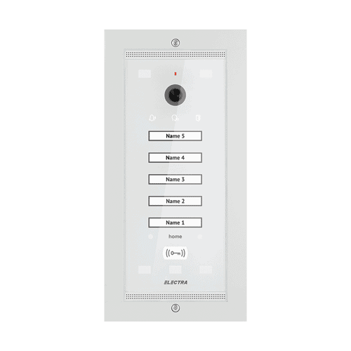 Panou exterior video Home pentru 5 Familii - SMART, G3 - ELECTRA VPM.05F03.ELWH4