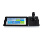 Tastatura comanda, ecran de 10.1' touchscreen, joystick 4 axe - HIKVISION DS-1600KI - imagine 2