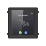 Modul afisaj IPS touch screen, 4 inch, pentru Interfon modular - HIKVISION DS-KD-TDM - imagine 2