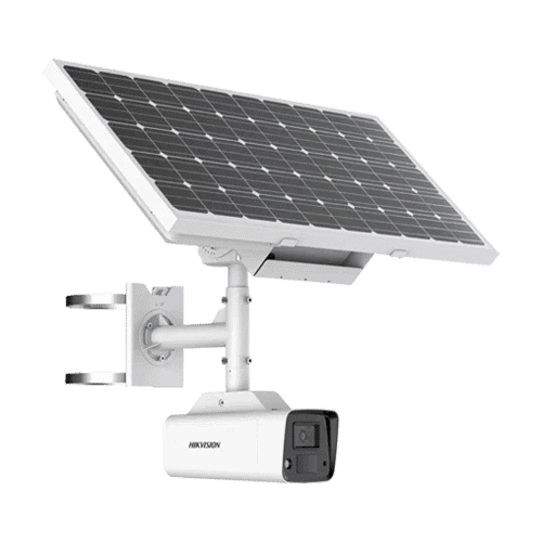 ColorVu - Camera solara 4MP, lentila 4mm, WL 30m, 4G, Panou solar+acumulator, Audio, IP67 - HIKVISION DS-2XS2T47G1-LDH-4GC18S40-4mm