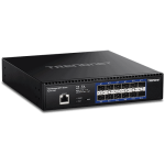 Switch 12 porturi SFP+ 1/10G, 1 x consola RJ45, management, 1U - TRENDnet TL2-F7120
