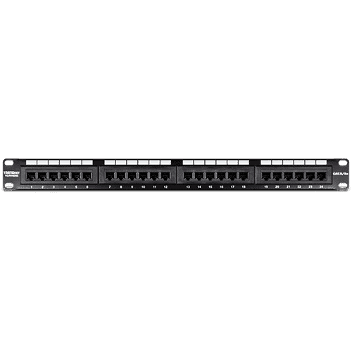 Patch Panel 24 porturi RJ45 UTP 19', Cat5/5e - TRENDnet TC-P24C5E