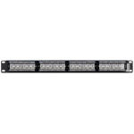 Patch Panel 24 porturi RJ45 UTP 19', Cat5/5e - TRENDnet TC-P24C5E - imagine 2