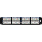 Patch Panel 48 porturi RJ45 UTP 19', Cat5/5e - TRENDnet TC-P48C5E - imagine 2