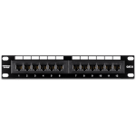 Patch Panel 12 porturi RJ45 UTP 10', Cat6 - TRENDnet TC-P12C6