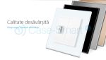 Priza simpla HDMI Livolo cu rama din sticla, alb, VL-C791HD-11 - imagine 3