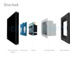 Intrerupator Dublu Cap Scara / Cruce Wireless LIVOLO cu Touch - Serie Noua, negru, VL-C902SR-82 - imagine 2