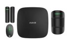 Kit alarma Smart StarterKit Wireless, Ethernet + 2xSIM 2G/3G/4G + Wi-Fi, Negru - AJAX StarterKit-Hub2Plus(S)(B)