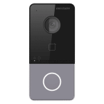 KIT videointerfon Smart pentru o familie, Rj45 + Wi-Fi 2.4Ghz, Switch PoE, Card, Tag, monitor 7 inch negru, - HIKVISION DS-KIS603-1-B - imagine 2