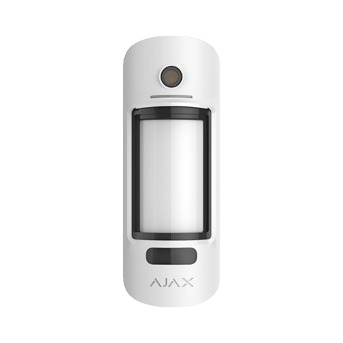Detector de miscare PIR MotionCam Outdoor, anti-masking si imunitate animale, wireless, alb - AJAX MotionCamOutdoor(W)