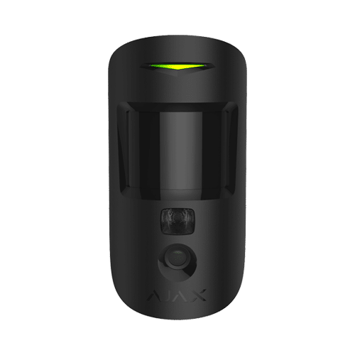 Detector de miscare PIR MotionCam Indoor, imunitate animale, wireless, negru - AJAX MotionCam(B)