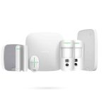 Kit alarma Smart StarterKit Wireless, Ethernet + 2xSIM 2G/3G/4G, Alb - AJAX StarterKit11siT-Hub2(4G)(W)
