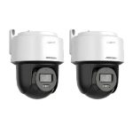 PACHET 2 Camera PT IP, 4MP, Auto-Tracking, lentila 2.8mm, IR 30m, WL 30m, Mic., Difuzor, Audio - HIKVISION DS-2DE2C400MWG-E-2.8mm