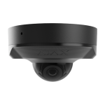 Camera mini dome IP 5.0MP, lentila 2.8 mm, IR 30m, PoE, negru - AJAX DomeCam(B)-5.28