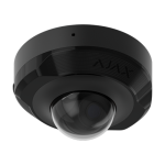 Camera mini dome IP 8.0MP, lentila 2.8 mm, IR 30m, PoE, negru - AJAX DomeCam(B)-8.28 - imagine 2