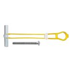 Diblu basculant gips carton cu piesa metalica filetata + surub M4, BT (40 buc.) - CELO 9Y4BTPLO