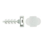 Diblu fixare colier 6x30, cap mare gri in cutie plastic InsertFIX (125 buc.) CELO 96EXPIFB