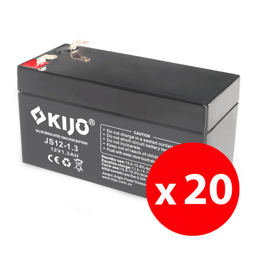 Cutie 20 acumulatori JS12-1.3 - KIJO JS12-1.3-BAX