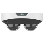 Dual Chanal - Camera IP, 2 x 4MP, lentila 2.8mm, IR 30m, Mic., Alarma, PoE, IK10 - UNV IPC3224SS-ADF28K-I1