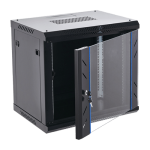 Rack perete 12U 19' 600x450, capacitate incarcare 60 Kg, negru - ASYTECH Networking ASY-12U-6045WL - imagine 2