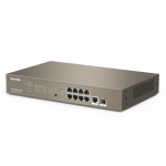 Switch 8 porturi PoE Gigabit, 1 port consola, 1 port SFP Gigabit, management - TENDA TND-TEG5310P-8-150W - imagine 2
