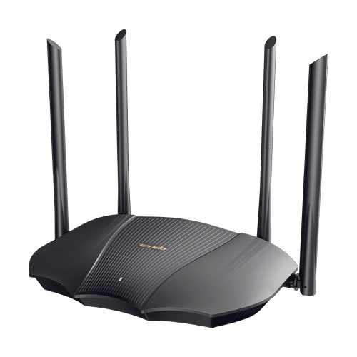 Router Wi-Fi 6, DualBand 2.4Ghz/5GHz, 574+2402Mbps, 4x6dBi, 3 porturi Gigabit - TENDA TND-TX12