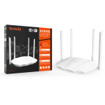Router Wi-Fi 6, DualBand 2.4Ghz/5GHz, 574+2402Mbps, 4x6dBi, 4 porturi Gigabit - TENDA TND-RX9 - imagine 4