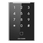 Cititor de proximitate MIFARE cu tastatura integrata, Wiegand, RS485 - HIKVISION DS-K1109DKB - imagine 2