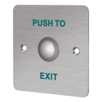 Buton iesire montaj ingropat, panou frontal Aluminiu - HIKVISION DS-K7P01 - imagine 3