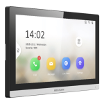 Monitor videointerfon TCP/IP, Wi-Fi, ecran LCD 7', Alarma - HIKVISION DS-KH6350-WTE1 - imagine 2