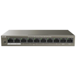 Switch 8 porturi 10/100Mbps PoE, 2 porturi Uplink 10/100Mbps - Tenda TND-TEF1110P-8-63W