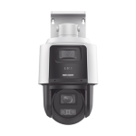 Camera IP PTZ TandemVu, 4MP+MP, 4X, IR 40m DarkFighter, WL 30m - HIKVISION DS-2SE3C404MWG-E14-2.8mm