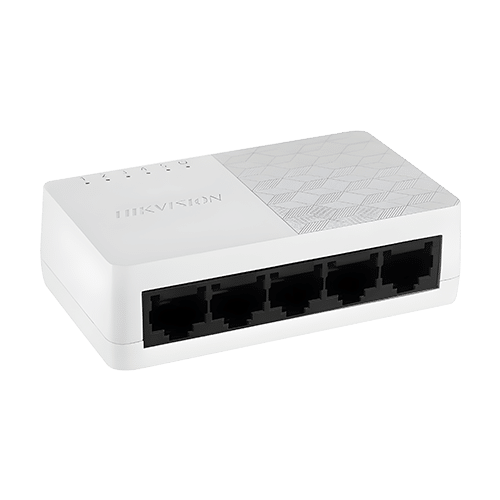 Switch 5 porturi 10/100 Mbps RJ45 - HIKVISION DS-3E0105D-O