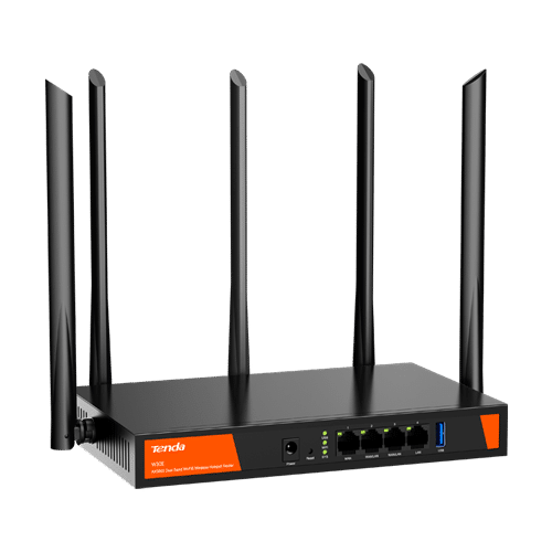 Router WiFi 6 Dual Band, 4 porturi Gigabit, AX3000, Management - TENDA TND-W30E
