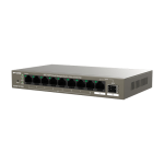 Switch 8 porturi PoE, 1 port RJ45, 1 port SFP, Gigabit, Cloud Management - IP-COM G2210P-8-102W - imagine 2