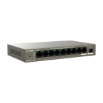 Switch 8 porturi PoE, 1 port RJ45, 1 port SFP, Gigabit, Cloud Management - IP-COM G2210P-8-102W - imagine 3