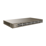 Switch 48 porturi Gigabit, 2 porturi SFP Gigabit, L2 Cloud Management - IP-COM G3350F - imagine 3