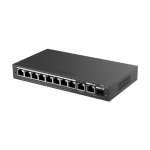 Switch 8 porturi PoE, 2 porturi GE, 1 port SFP, Gigabit, Cloud Management - Ruijie RG-ES210GS-P - imagine 3