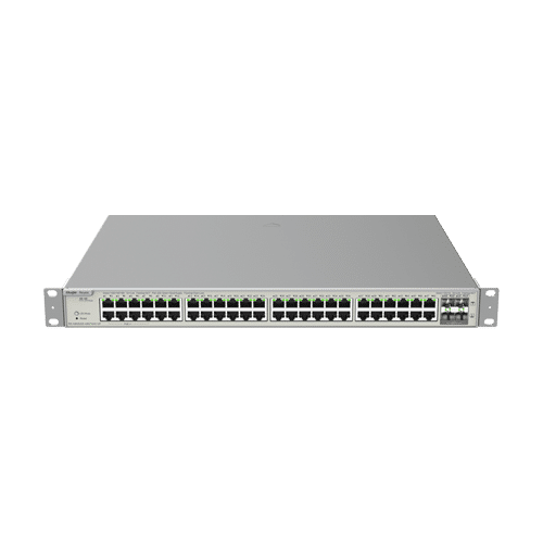 Switch 48 porturi PoE+ Gigabit, 8 porturi PoE++, 4 porturi SFP+, L3 Cloud Management – Ruijie RG-NBS5200-48GT4XS-UP