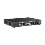 Switch 16 porturi PoE, 2 porturi GE, 2 porturi SFP, Gigabit, Cloud Management - Ruijie RG-ES220GS-P - imagine 2