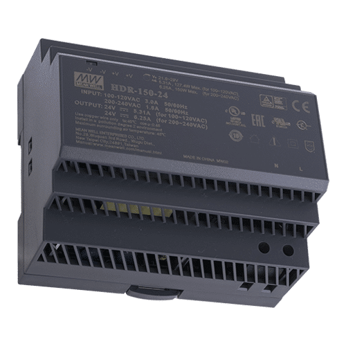 Sursa de alimentare in comutatie, 24V / 6.25A, sina DIN - MEAN WELL HDR-150-24