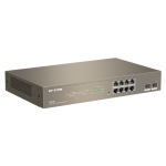 Switch 8 x RJ45 Gigabit, 2 x SFP Gigabit Uplink, Cloud Management - IP-COM G3310F - imagine 2