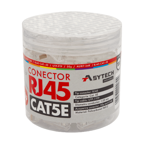 Mufa RJ-45 UTP Cat.5e, 50 (100 buc) RJ45-CAT5E-50U-JAR