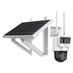 Camera PT IP cu Panou Solar 4MP, Slot cartela SIM 4G, Auto-Tracking LITE, 2.8mm, IR 30m, Audio, Microfon, PIR+Radar, Panou solar + Acumulatoi - HIKVISION DS-2DE2C400IWG-K-4G-C05S10-2.8mm