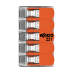 Conector derivatie 5 fire, max. 4 mm (25 buc.) - WAGO 221-415 - imagine 2