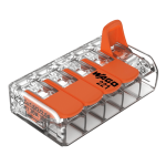 Conector derivatie 5 fire, max. 6 mm (15 buc.) - WAGO 221-615